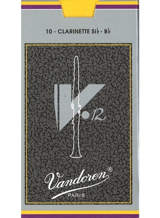 Vandoren V12 B Flat Clarinet Reeds - Box of 10