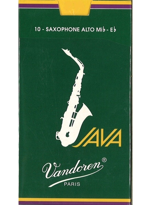 Vandoren Java Alto Sax Reeds - Box of 10