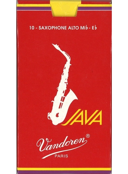 Vandoren Java Red Alto Sax Reeds - Box of 10