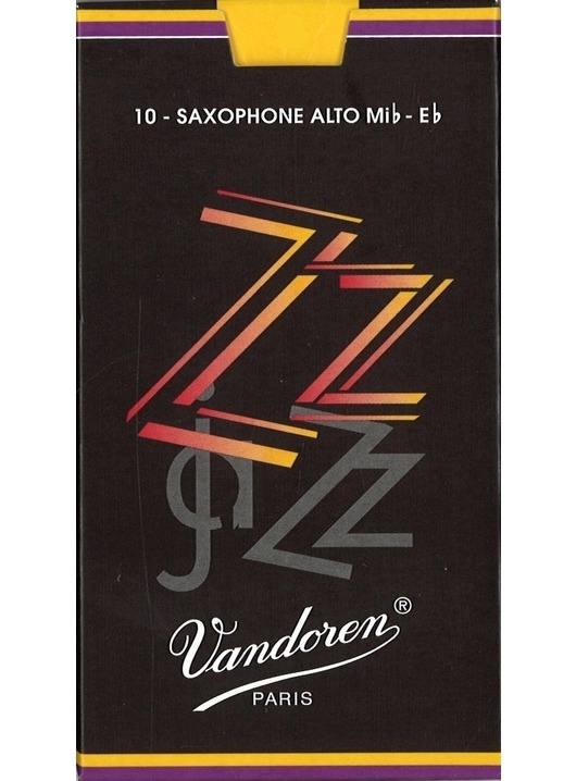 Vandoren ZZ Jazz Alto Sax Reeds - Box of 10