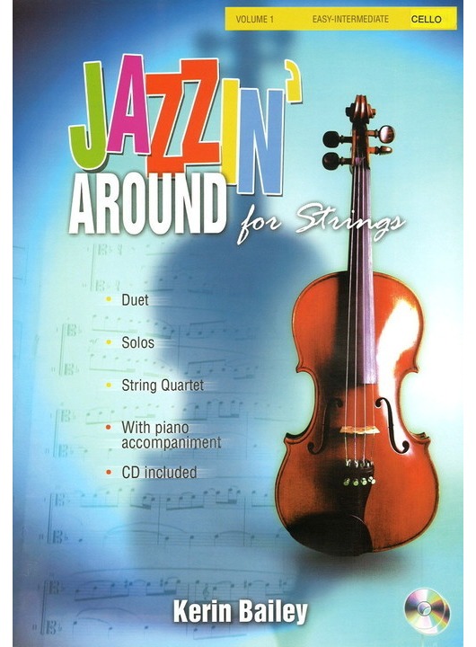 Jazzin Around For Strings Cello Bk/cd