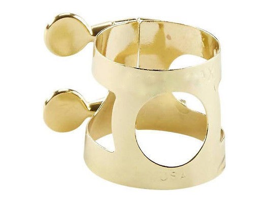 Selmer Saxophone Ligature, Gold lacquered
