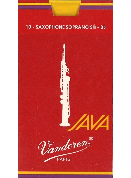 Vandoren Java Red Soprano Sax Reeds - Box of 10