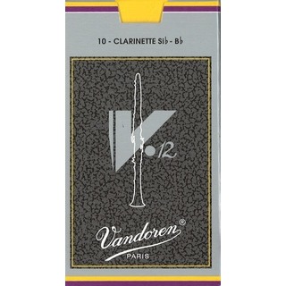 Vandoren V12 B Flat Clarinet Reeds - Box of 10