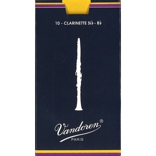 Vandoren Traditional B Flat Clarinet Reeds - Box of 10